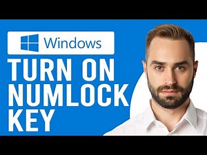 How To Enable/Turn On The NumLock Key In Windows (How To Enable Num Lock Keypad On Startup Or Wake)