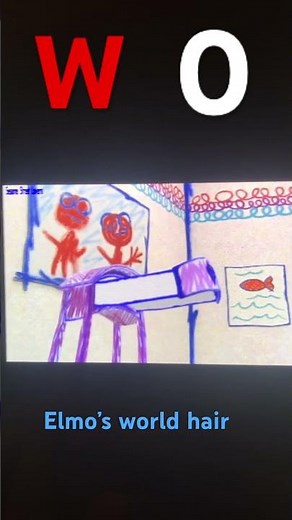 W 0 Elmo’s world hair