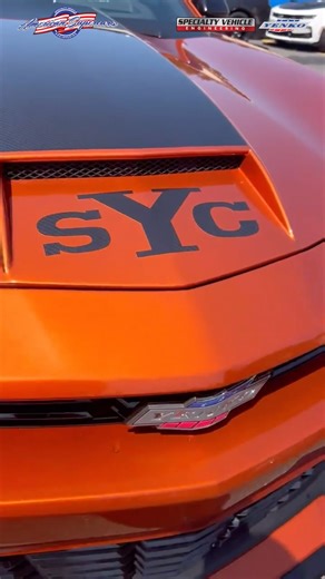 110K views · 10K reactions | 2024 1500HP Stage 3 Yenko Camaro Vivid. Orange. Metallic. + Carbon . Stripes with Silver Fill ready to head off to its new home👍🏼💪🏼🔥 #SpecialtyVehicleEngineering #Camaro #stage3 #yenko #yenkocamaro #nitto #nittotires #chevylove #camarofamily #camarofans #camarolove #Collectible #cars #brembo #brembobrakes #mondaymotivation | Specialty Vehicle Engineering, Inc. | Facebook