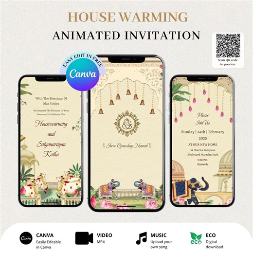 Housewarming Invite Digital Download | Editable Template for New Home Parties | Instant PDF - Etsy