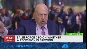 Watch Jim Cramer's full interview with Salesforce co-CEO Marc Benioff