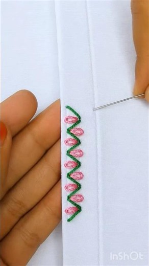 Simple Hand Embroidery Design for Beginners 🪡