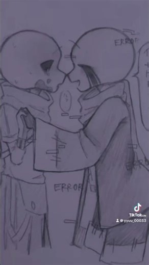 君の世界が暗くなったとき、僕はそこにいられるのか #undertaleau #errorsans #inksans #errorink