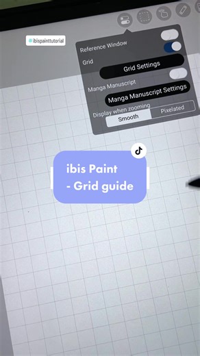 ibis paint guide / tutorial. Ibis paint latest update dah ada grid option, senang nak on grid.. dah xperlu guna filter buat table atas layer. Kalau kita save image artwork kita, grid guide tu x akan nampak 😊 Yang nk belajar ibis paint boleh tengok playlist kat profile ateh. ✅ ibis paint - guide ✅ ibis paint - Long Tutorial ✅ ibis paint - Short Tutorial Kita belajar sama-sama 🤭 sebab Ateh pun merangkak lagi.. doakan kita boleh berlari haha #ibispainttutorial #ibispaintx #belajardigital #lukisdi