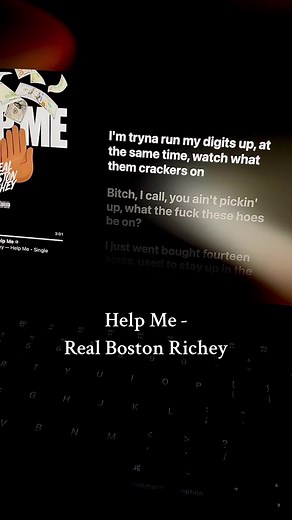 Help Me - Real Boston Richey #lyrics #music #foryou #trending #viral #audio #lipsync #foryoupage #rnb #hiphop