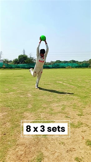 3 Medicine Ball Drills to Increase Bowling Speed | Fast Bowlers Power Training 💥 #cricket