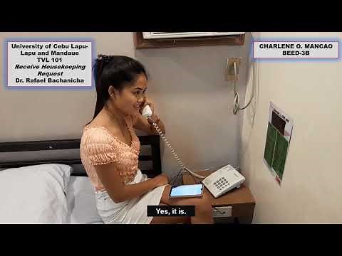 Accept Housekeeping Request from Guests