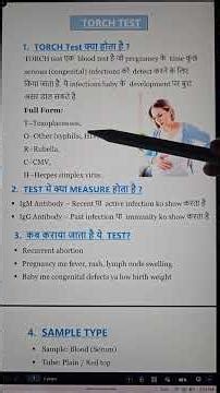 TORCH Test in Pregnancy 🤰 | Torch Test Explained in Hindi | Manisha Maam #healthawareness #shorts