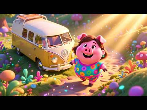 Learn ABC Piggy Van 🐷🚐 | Fun Learning & Play for Kids | Toddler Adventure Video