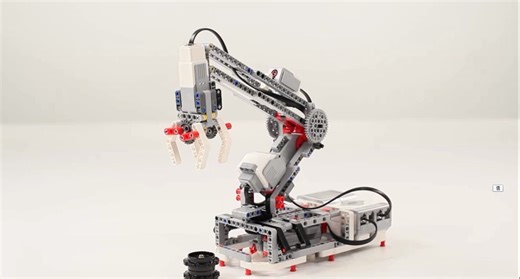 拼搭乐高EV3，抓取机械臂，附带搭建图和程序 #萌新UP主夏令营#