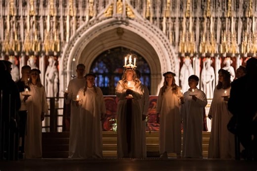 Sankta Lucia 2025: Ancient festival of light marked with candlelit service at York Minster