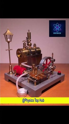 Steam Engine with Generator & Magnetic Repulsion Fidget | #physics #steaengine #science
