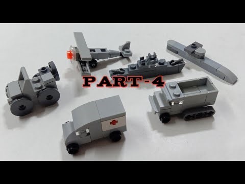 Lego Micro Military Mini Vehicles (tutorial)| Remake by Lego Pakistani| Made by @KosBrick