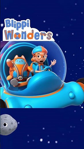 Blippi Learns About Planets! #Shorts | Blippi Wonders Educational Cartoons for Kids