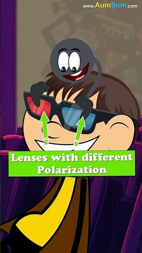 How do 3D Glasses actually Work? | #aumsum #kids #shorts #science