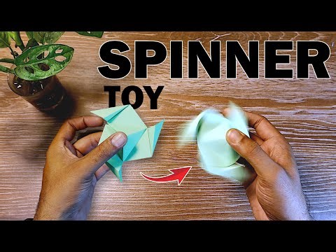 SPINNER ORIGAMI | HOW TO MAKE A SPINNER CRAFT