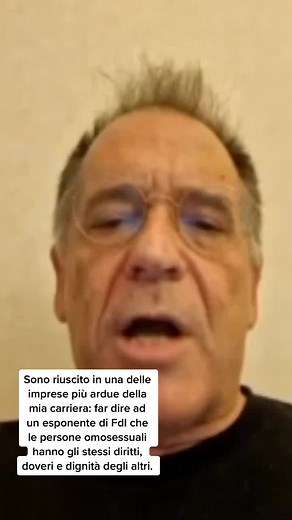 Sono riuscito in una delle imprese più ardue della mia carriera: far dire ad un esponente di FdI che le persone omosessuali hanno gli stessi diritti, doveri e dignità degli altri. Ora mi piacerebbe sentirlo dire da tutti i suoi colleghi. #LGBTQ #Aborto #OpenSociety