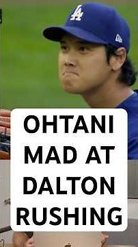 Shohei Ohtani is mad at his catcher Dalton Rushing, a breakdown #baseball #dodgers #losangeles #mlb