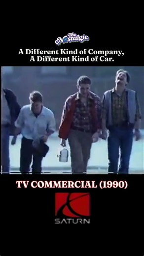 Saturn's first commercial used real factory workers 🪐 🚗