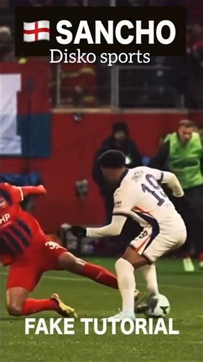 Sancho fake skills😵 #football #sancho #fake skills