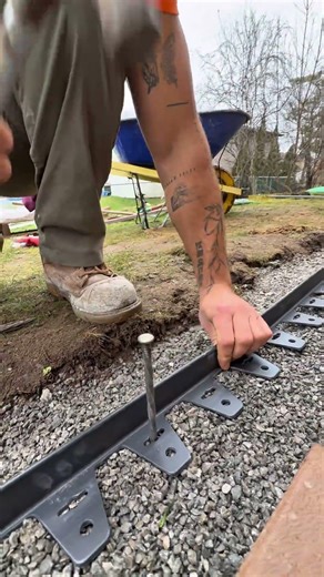 How to make this walkway? #diy #construction #landscaping