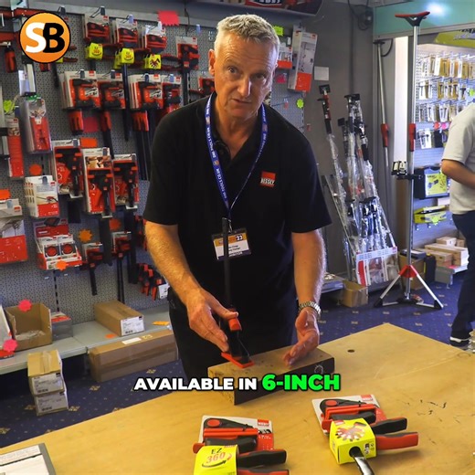 17K views · 68 reactions | The Bessey EZ360 one-handed clamp features a handle that rotates 360 degrees, keeping it out of the way. It's also reversible, converting to a spreader with the push of a button. Tag a friend who needs this. #BesseyClamp #EZ360 #OneHandedClamp #ToolInnovation #Clamp #Spreader | Skill Builder | Facebook