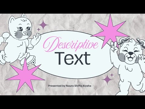 Descriptive Text - Instructional Media