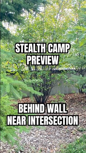 Urban STEALTH CAMP Preview: Hidden Behind a Wall Near a Busy Intersection! #stealthcamping #camping