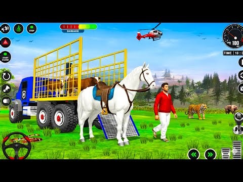 Farm Animal Truck Transport Simulator - Real Zoo Transporter Truck Driving - Android Gameplay