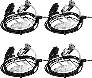Amazon.com: Retevis Retevis RT22P Walkie Talkie Earpiece with Mic 1 Pin 3.5mm, Compatible with Retevis RT22P RB19 RB19P B3H B3S Two Way Radios, Covert Tube Earpiece(4 Pack) : Electronics