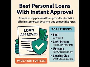 Instant Approval Personal Loans — Best Options for Fast Cash