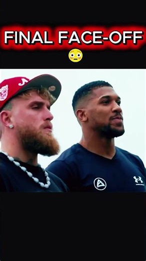 ⚡ Jake Paul vs Anthony Joshua 😳 FINAL FACE-OFF! | Shorts