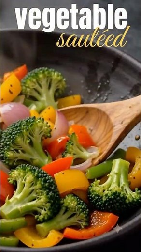 Cooked Veggies sauté Like a Michelin Chef and You Won’t Believe the Result! 🤫 #viral #easyrecipes