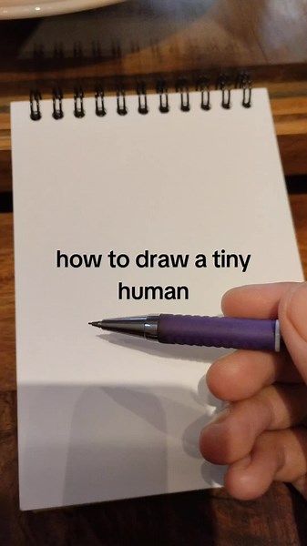 Step-by-Step Tutorial for Drawing a Tiny Human