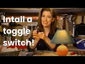 Install a toggle switch on any cord! A Repair to Remember