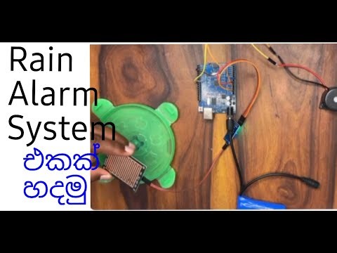 Rain Alarm System Project For School Exhibition | Diy Scince Project