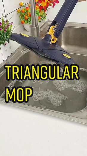 Convenient Triangle Mop for Easy Housework
