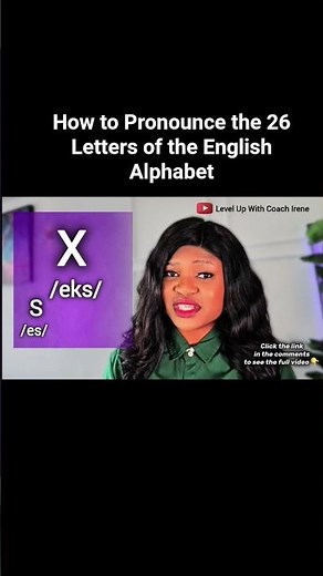 How to Pronounce the 26 Letters of the English Alphabet