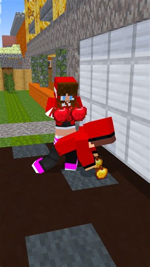 JJ Losing All In The Game - Minecraft Animation #minecraft #animation #shorts