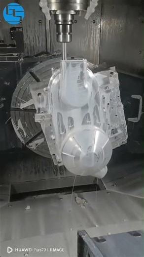 GSG Tech CNC machining of an engine clutch cover with a black anodized finish