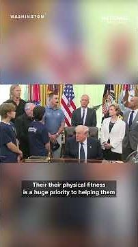 Golf's Bryson DeChambeau speaks from Oval Office on Presidential Fitness Test return to schools