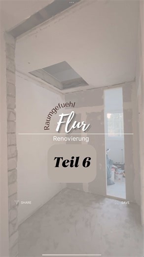 Flurrenovierung Teil 6: Wände gestalten und Deckenleisten anbringen