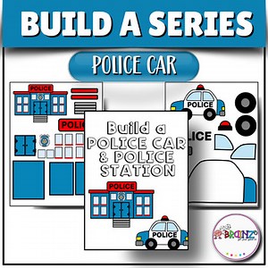 Build a Police Car and Police Station Craft Activities | Community Helpers