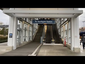 Walking View of Sound Transit Northgate Station in Seattle, WA