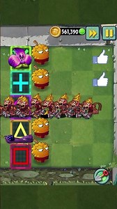 PvZ 2 - Coconut Cannonn plant & Other plants Vs 100 Monkey Zombies - P9 #shorts #pvz2