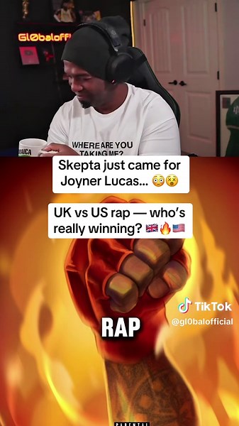 Skepta just came for Joyner Lucas… 😳😵 UK vs US rap — who’s really winning? 🇬🇧🔥🇺🇸 #skepta #joynerlucas #ukrap #hiphop #ukhiphop #rap #rapmusic #raptok #reaction