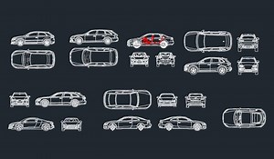 Autocad 2D Vehicle Collection: DWG Blocks & Templates (digital Download) - Etsy