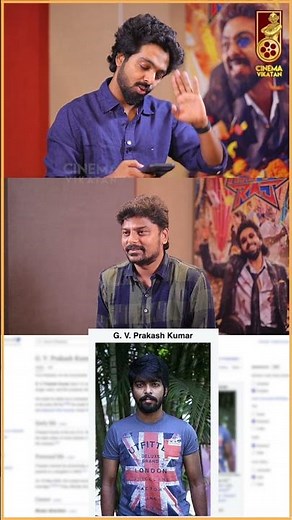 😃Wikipedia-ல அந்த போட்டோவை மாத்துங்க சார்! - GV Prakash | Happy Raj | Ken Karunas | Youth | Vikatan