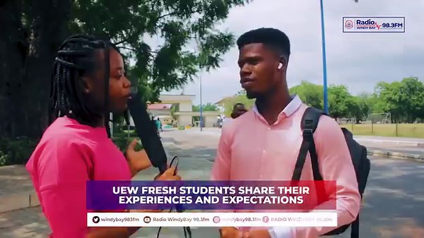 70K views · 2.8K reactions | University of Education, Winneba fresh students share their experiences and expectations on campus with us. #radiowindybay98 #UEW #srcuew #viral #trending | Radio Windy Bay 98.3 FM | Facebook