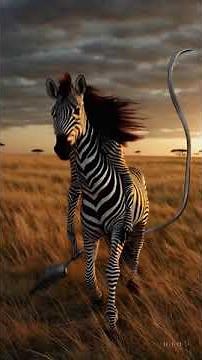 zebra transform into a zebra warrior women. ai animal transformation Unreal Ai Videos